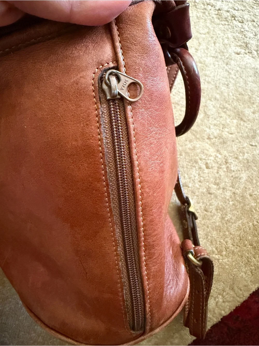 vintage Ghurka No. 138 Ashley backpack brown leather Marley Hodgson